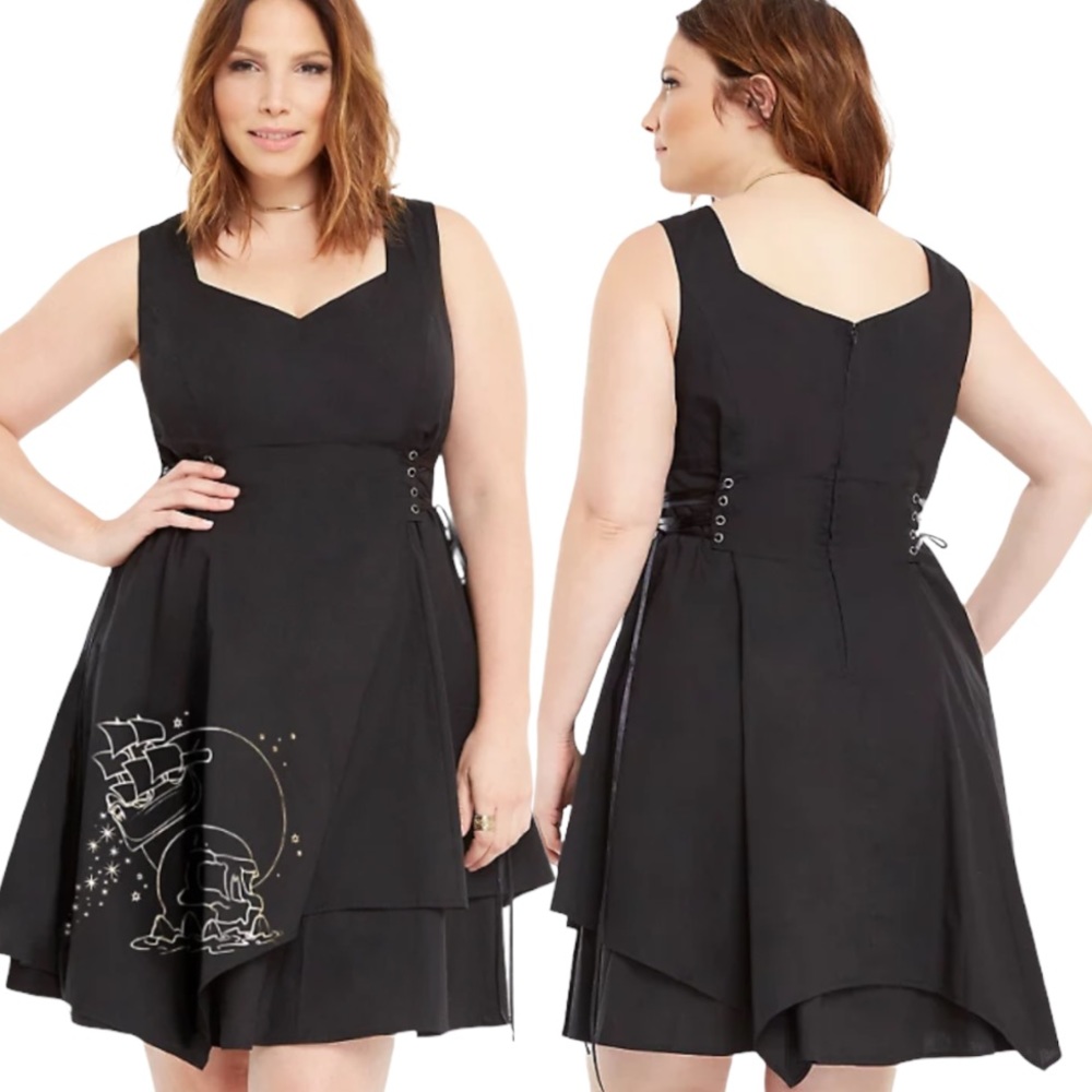 🎊Disney Peter Pan Black Sleeveless Dress